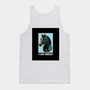 Horse Lover Art Tank Top